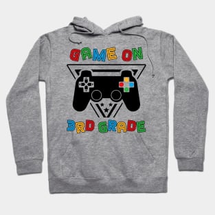 Back To School Game On 3rd Grade Funny Gamer Kids Boys Hoodie